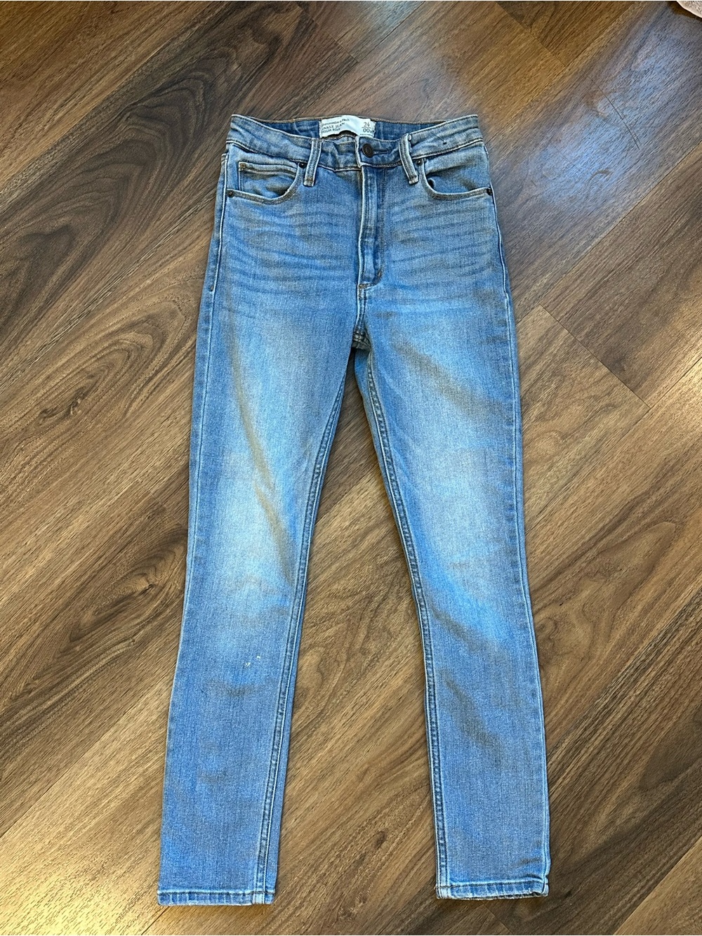 Abercrombie & Fitch Light Blue Skinny Jeans
